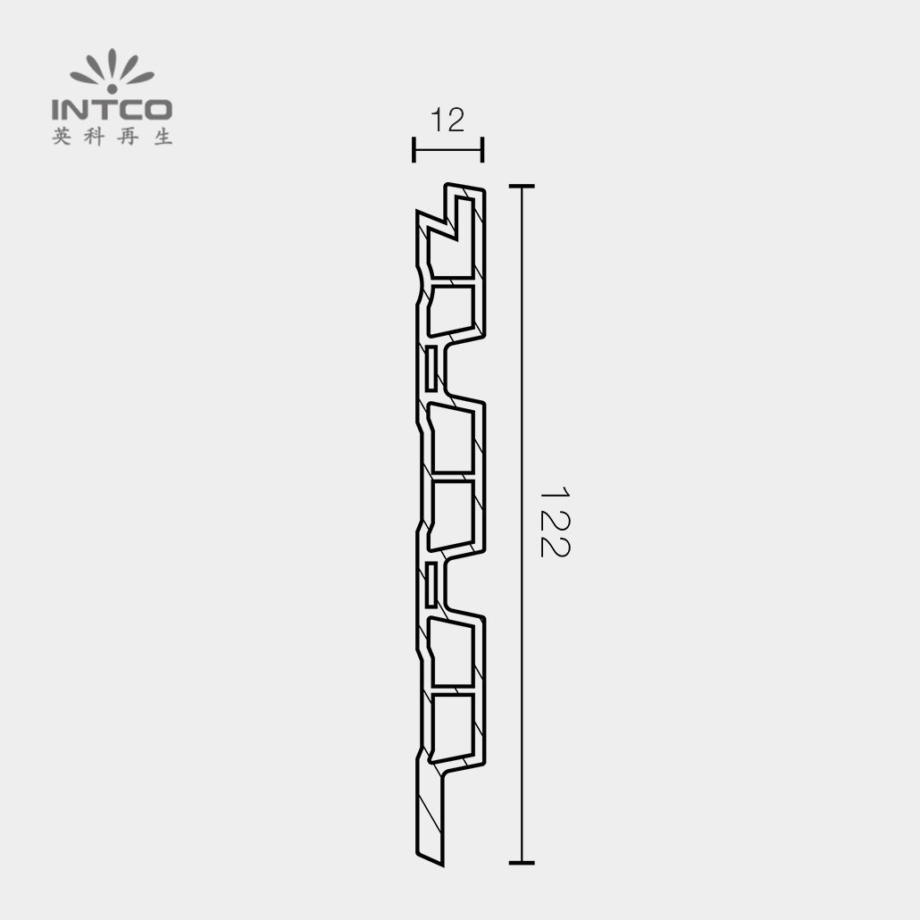 Panel de pared WPC 3D JF178