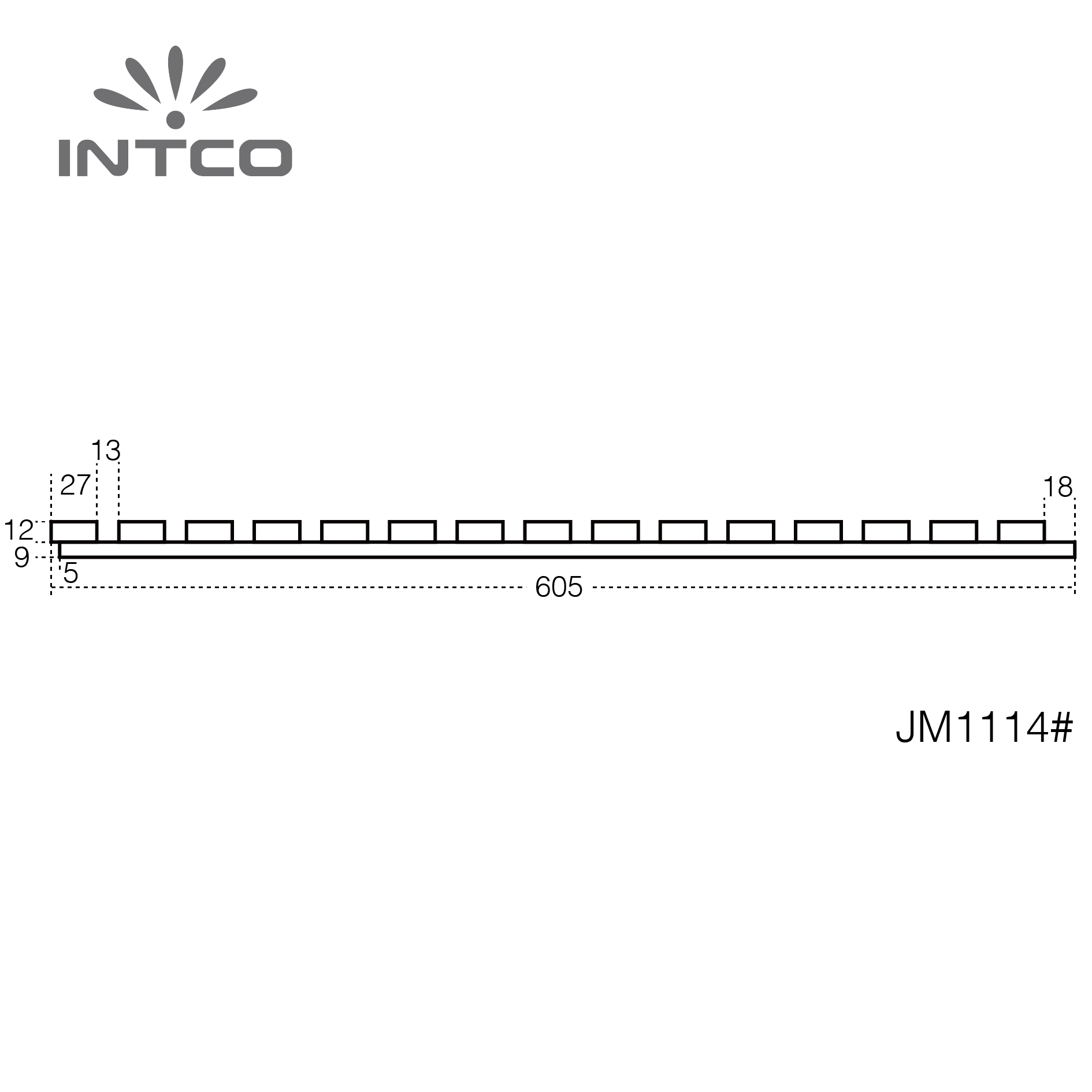 Panel acústico de MDF JM1114