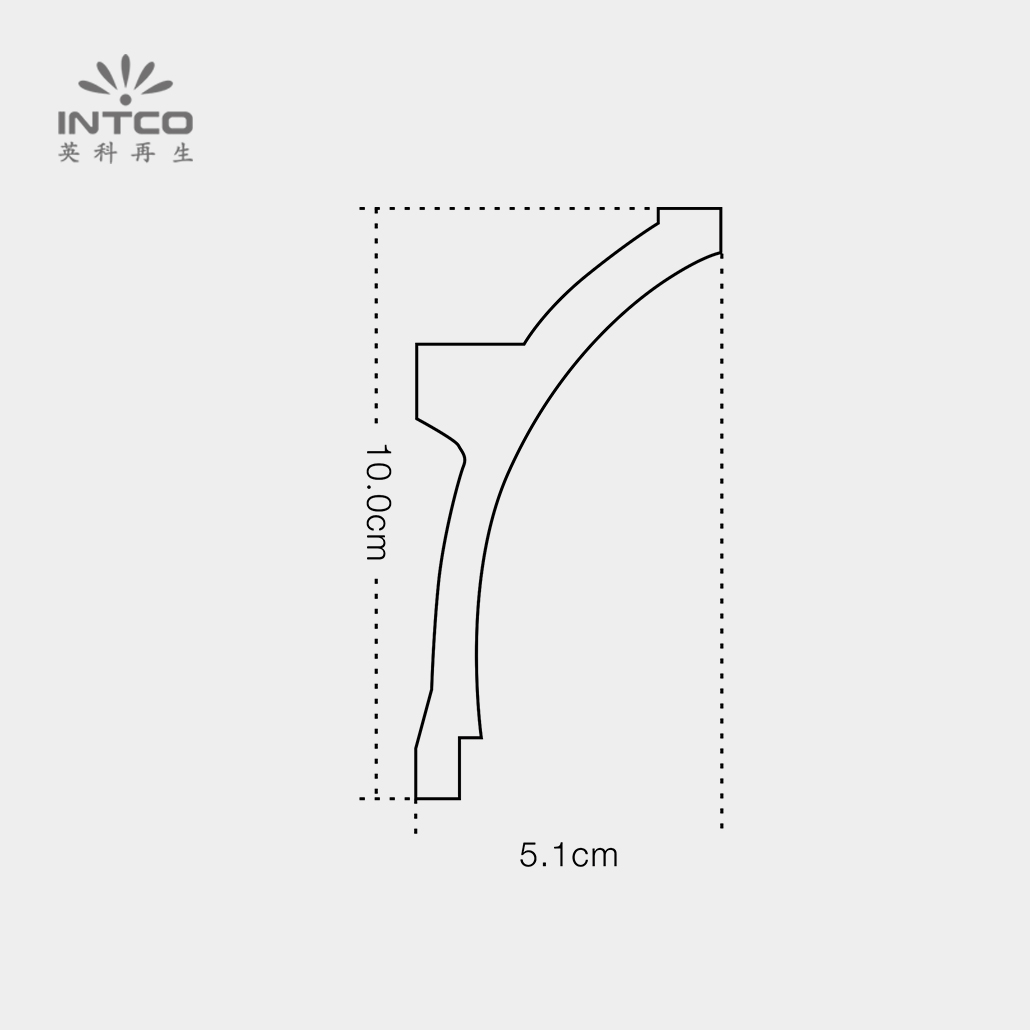 Moldura de corona de PVC JX89